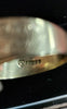 9ct Yellow Gold and Black Stone Ring - Sie T - 6.15g