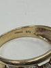 9ct Fancy Gold Ring , ( Size T ) , 2.9g –** Hallmarked **