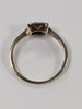 9ct gold square diamond ring