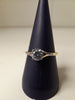 9ct Gold Ring CZ - Size Q - 1.46g - Great Yarmouth
