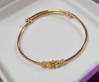 22ct gold baby bangle