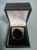 9ct Gold Ring 375 6.1G sov/foil Size S