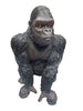 Large Gorilla Statue stands 23" tall and 18" long (73075)