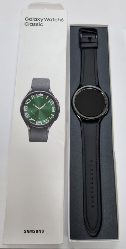 Samsung Galaxy Watch6 Classic 47mm Black,Bluetooth, WiFi, GPS, OPEN BOX NEW LEYLAND