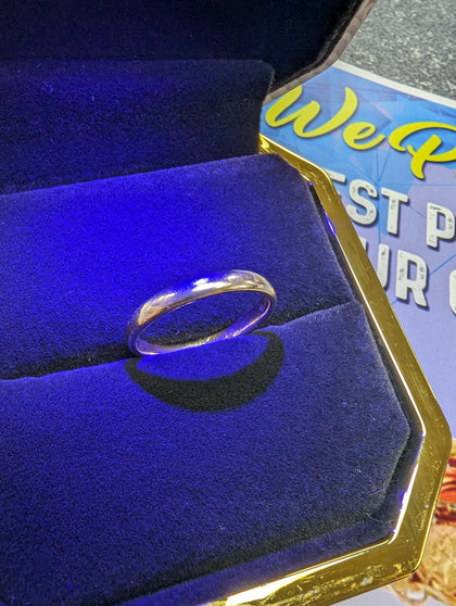 9CT GOLD WEDDING BAND RING SIZE O PRESTON STORE