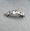 18ct gold diamond half eternity ring Size L