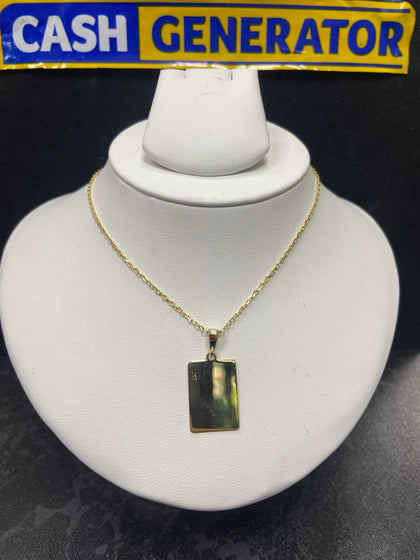 14ct Gold Chain and Pendant, 3.0g 20