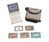 Nintendo Gameboy Advance SP Silver w/games and case**Unboxed**