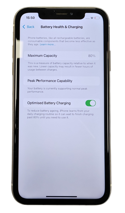 iPhone XR 64GB White 80% Bat - Unlocked **Unboxed**