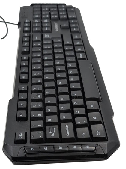 Q-Connect Wired PC Keyboard, Black