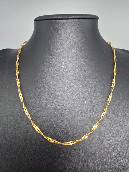 22ct Gold Necklace 916 11.6G 20''in Length