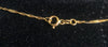 14CT 585 Gold Necklace With H Pendent 1.8G 18'' IN LENGTH INCLUDING PENDANT