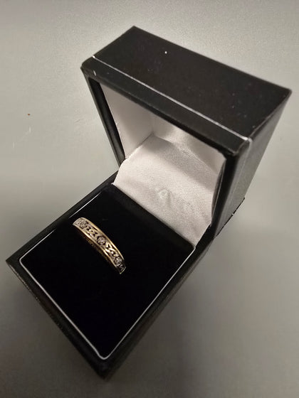 9ct Gold Ring 375 2.4G Size R