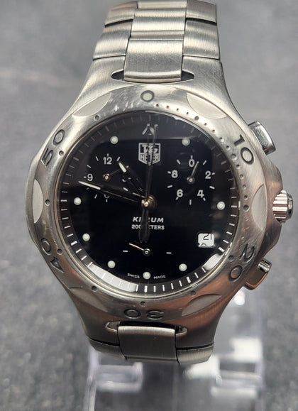 TAG Heuer Kirium Chronograph Black Dial Watch CL1110-0