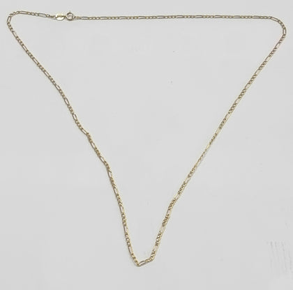9ct Gold Figaro chain 20