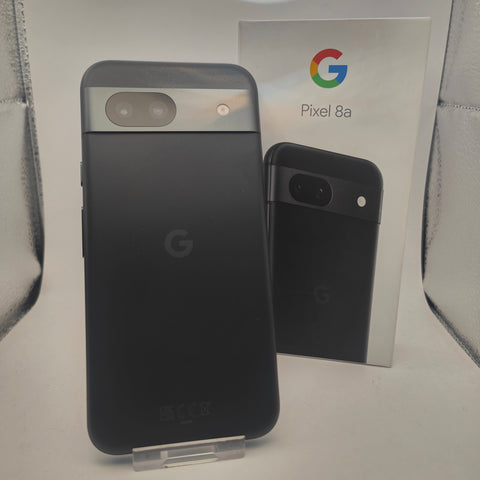 Google Pixel 8A 128GB, Obsidian Black, Unlocked