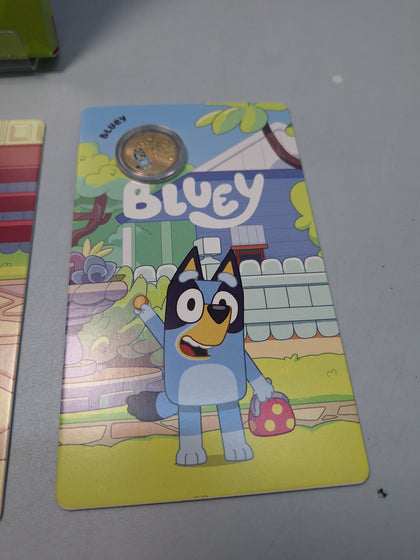 DX 2024 $1 Bluey Dollarbucks Coloured Uncirculated Three Coin Set: Bluey - The Heelers - The Grannies - In Great Condtion