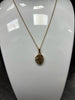 9ct Gold Locket and Chain 2.8g 20"