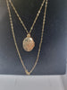 Gold Necklace and Daughter Pendant 9CT 1.6G (AROUND 16'' IN LENGTH)