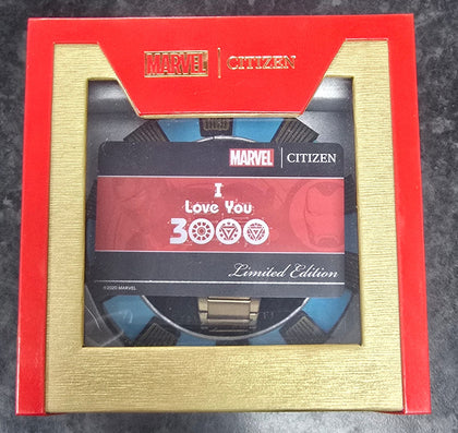 Citizen Mens Eco-Drive Marvel Tony Stark Watch - 1301/1500