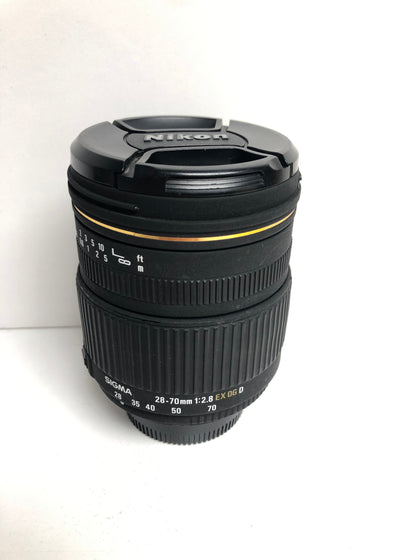 Sigma 28-70mm F2.8 Ex Dg Nikon Zoom Lens.