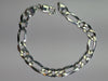 New Sterling Silver Figaro/Curb Bracelet 8.5”