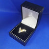 14ct Wishbone Marquise Cut CZ Gold Ring (585 Hallmarked & Tested) Size:P Weight: 3.3 Grams--Box Included