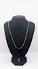 375 HALLMARKED 9CT, YELLOW GOLD, FINE CURBED CHAIN, 22", 6.74G, BOXED