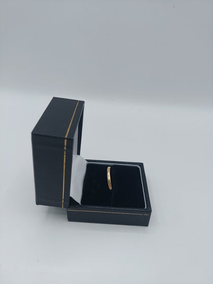 18k Gold thin ring 1.7G(Hallmarked(750)&Tested)Size P