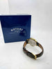 Vintage Rotary Gold Plated Mens Quartz Watch - With Date - Leather Strap - Boxed