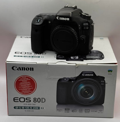 Canon EOS 80D (Body Only), Boxed - Chesterfield