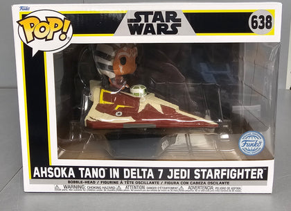 Funko POP! Rides: Star Wars - Ahsoka Tano in Delta-7B #638 **Collection Only**