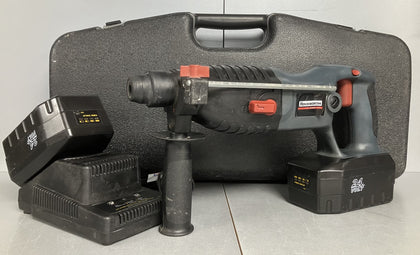 Rockworth ARCD24-K Rotary Hammer Drill ( + Charging Station, x2 24 Volt 1.5ah Batteries ) & HardCase