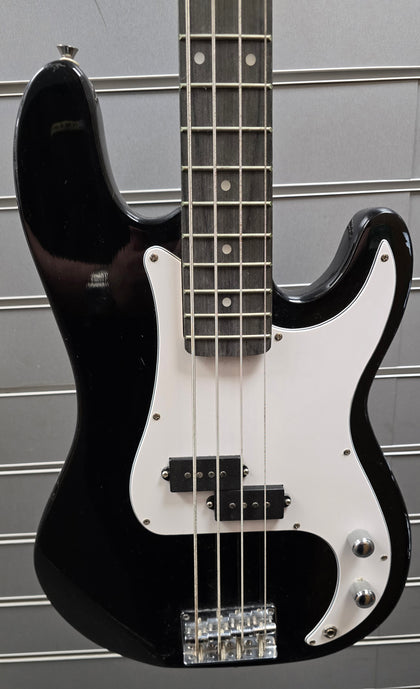 LA Bass Guitar by Gear4music, Black ***Store Collection Only***