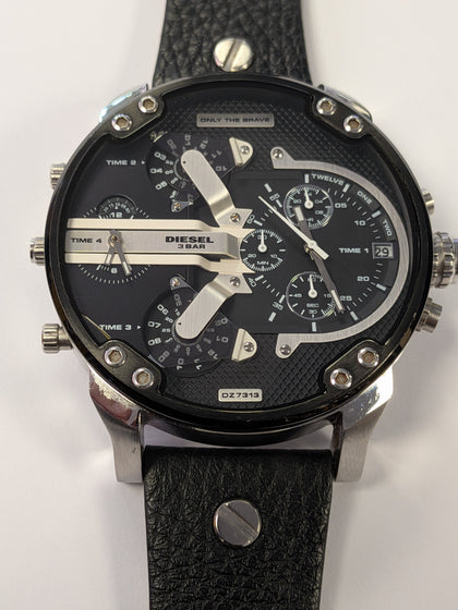 Diesel (Only The Brave) Black & Silver Watch