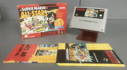 Super Mario All Stars Classics Red Box Version - Super Nintendo ** Rare Variant **