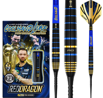 Red Dragon Luke Humphries TX4 - Avenger 90% Steel Darts 24 Gram