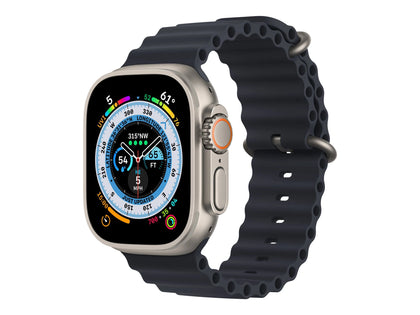 Apple - Apple Watch Ultra GPS Cellular 49mm Titanium Case - Titanium.