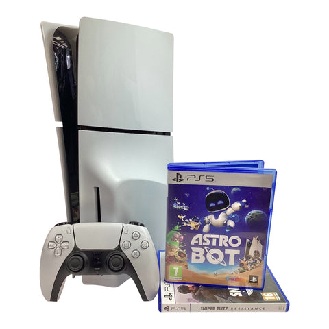 PlayStation 5 Slim 1TB - 2 Games