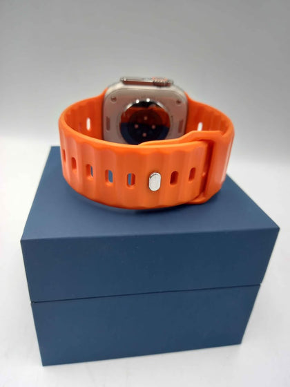 Watch Ultra Cel 49mm Titanium With Orange Rubber Strap