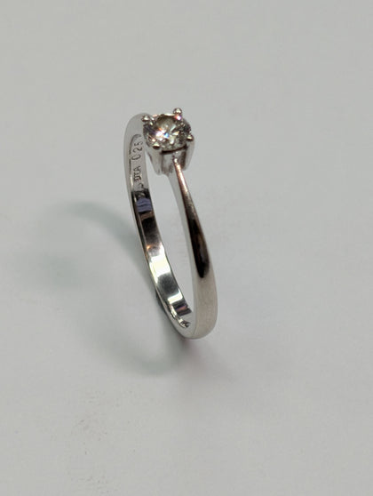 9ct White Gold Diamond Engagement Ring (Quarter of Carat)
