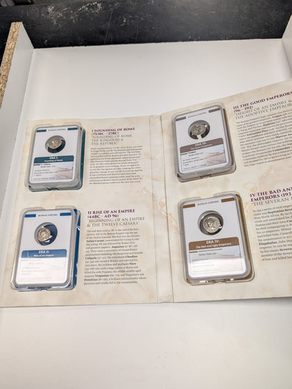 SAMLER HUSET JOURNEY THROUGH THE ROMAN EMPIRE 10 COIN SET