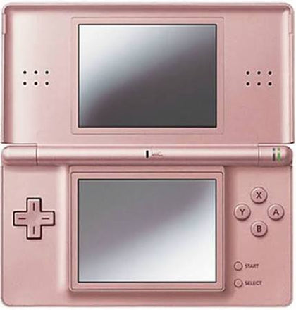 Nintendo DS Lite Pink Console & 2 Games ( 1 Unboxed)