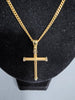 18CT Gold Necklace 20.3G 21" With Cross Pendent