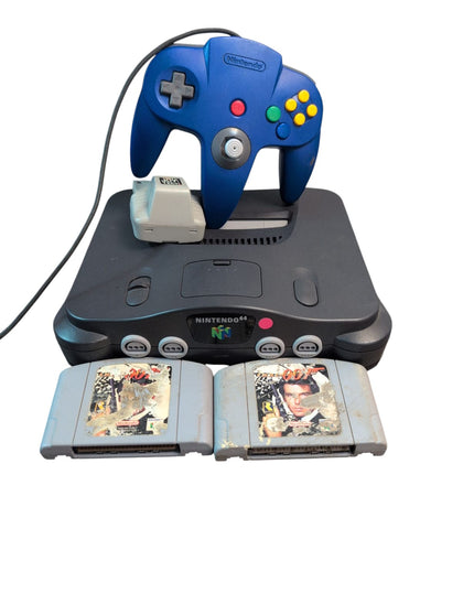 Nintendo 64 Console, with 2 games, original parts, with rumble pack
