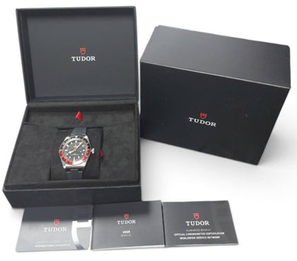 TUDOR Black Bay 58 GMT Men's Black Rubber Strap Watch 7939G1A0NRU ; Boxed
