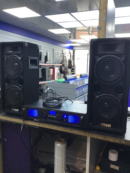 Fenton FPL700 Digital Amplifier witj 2x Max Max26 Speakers