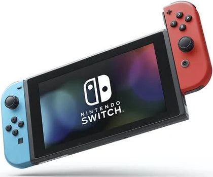 Nintendo Switch Case Bundle Neon Red & Blue