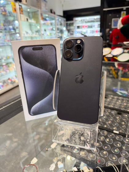 Apple iPhone 15 Pro Max 256GB Blue Titanium, Unlocked B, 90% BH