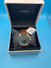 Seiko Solar Men's Brown Leather Strap Watch